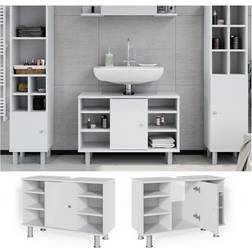 VICCO Waschtischunterschrank Fynn Badschrank Waschbeckenunterschrank