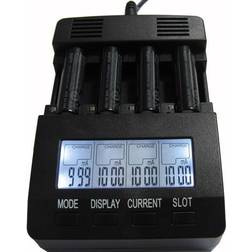 Japcell batteriladare med LCD display till AA/AAA batteri