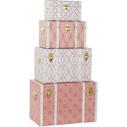 Dkd Home Decor Polyuretan Træ MDF Kiste