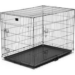 KCT Folding Pet Crates with Plastic Tray XL 71x77.5cm