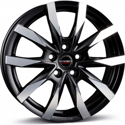 Borbet CW5 Dull Black Polished 6x16 5/118 ET68 B71.1