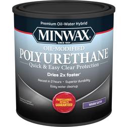 Minwax Water Based Oil-Modified Satin Clear Water-Based Oil-Modified