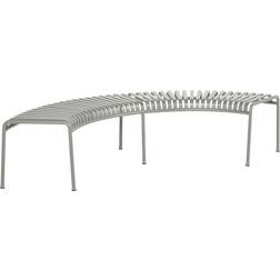 Hay Palissade Park Bench Y Compris Le Métatarse, Sky Grey Banc de Jardin