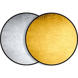 Bresser Réflecteur pliable 2-en-1 BR-TR5 or/argent 110cm rond
