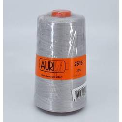 Aurifil 2615 Aluminum Large Spool Cotton Thread, Quilt, Sewing, 50 Wt.Mako, 6452 Yds