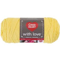 Red Heart With Love Yarn, Daffodil