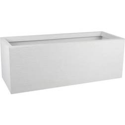 EDA Macetero Graphit Up Rectangular Blanco 79.5 x 29.5 x 29.5 cm