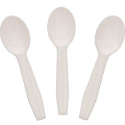 Royal Polystyrene Taster Spoons, White, 3000/Carton