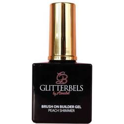 Glitterbels Brush On Builder Gel Peach Shimmer 17ml