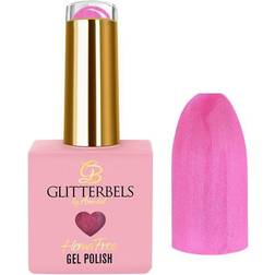 Glitterbels Gel Polish Hema Free Pinks Liquid Pink 8ml