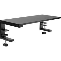 Vivo Black 22' Clamp-on Desk Extension Shelf