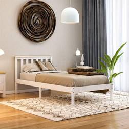 Vida Designs Milan Wooden Low Foot Bed
