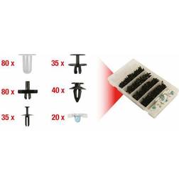 KS Tools Jeu de clips de fixation BMW, 290 pcs