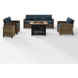 Crosley Furniture Sparrow & Wren Bradenton 5 Outdoor Lounge Set