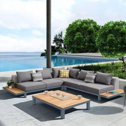 Armen Living Polo Collection Outdoor Lounge Set