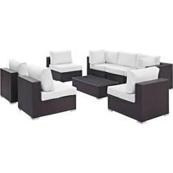 modway Convene Collection EEI-2205-EXP-WHI-SET Modular Sofa