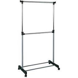 HAKU Möbel HAKU Möbel Rollgarderobe 44708 silber 90,0
