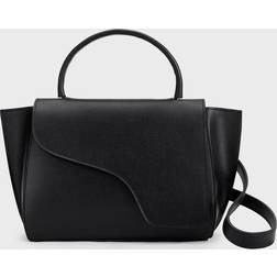 ATP Atelier Arezzo Black Saffiano Handbag