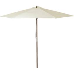 heininger 9 Classic Wood Market Umbrella