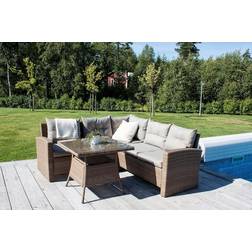 Venture Design Watford Hjørnesofa med Bord 80 x 80 cm Loungesæt