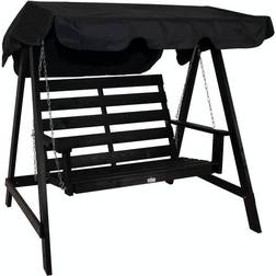 Eden Wood Pihakeinu Mellby 2-istuttava 155 cm Musta