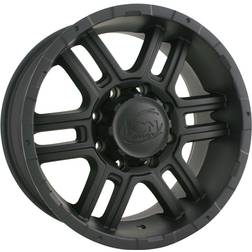 Ion Wheels 179 Series, 17x8 Wheel with 7-150 Bolt Pattern Matte Black