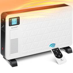 Kesser Convector Premium 3 Potenti Livelli Di Riscaldamento Incl. Telecomando Termostato Integrato Riscaldatore Elettrico Display LCD Timer