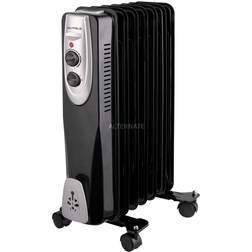 Exquisit Oil radiator HR32007 black/grey, 2,..