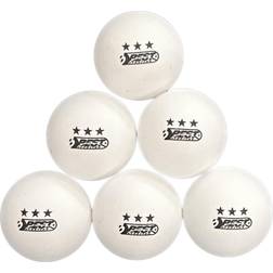 Best Sporting 6 Hvide Bordtennisbolde 40 mm Klasse 3