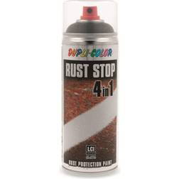 Dupli-Color 868320 RUST STOP RAL 9005 Metallfarbe, Lackfarbe Schwarz 0.4L