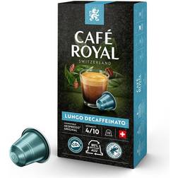 Cafe Royal Lungo Koffeinfri Café 10 Kapsler 10stk