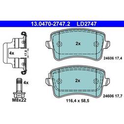 ATE Ceramic 13.0470-2747.2 Juego De Pastillas De Freno Audi: A5 B8 Sportback, A4 B8 Allroad, A4 B8 Sedán