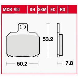 TRW Brake Pad Organic Scooter -125