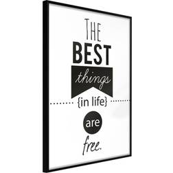 Artgeist Poster The Best Things Life Are Free Bild