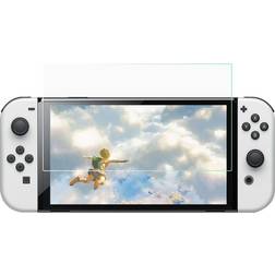 MAULUND Nintendo Switch OLED Arc Edge Hærdet Beskyttelsesglas - Skærmbeskyttelse Gennemsigtig