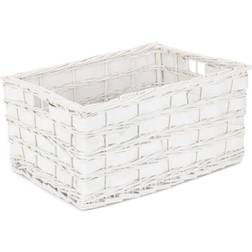 RED HAMPER Extra Large Unlined White Scandi Basket