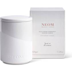 Neom Pepper and Bergamot White Scented Candle