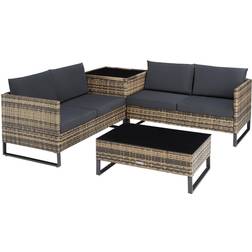 tectake Rattanlounge Ostuni
