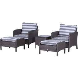 OutSunny 5Pcs Outdoor Lounge Set