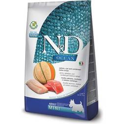 Farmina N&D Ocean Dog Salmon, Cod, Cantaloupe, Melon Mini torrfoder
