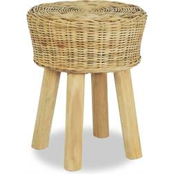 vidaXL Natur Rattan Barhocker