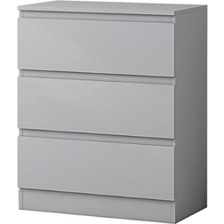 3 Bedside Chest of Drawer 60x77cm