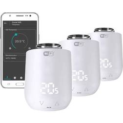 Eurotronic 700224 Comet WiFi Funk-Heizkörperthermostat-Set 3er Set