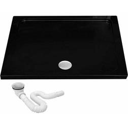Piatto Doccia Acrilico REA Savoy Black 80 x 100