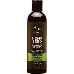 Earthly Body Hemp Seed Massage & Body Oil Naked in the Woods 8fl oz