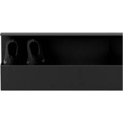 Nichba 100 cm Black Shoe Rack