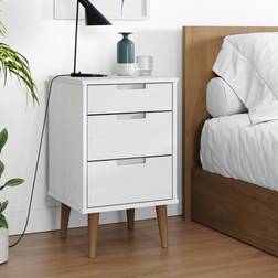 vidaXL Cabinet MOLDE Bedside Table