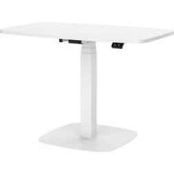 Lykke Mobilt Hæve-Sænkebord L200 Elektrisk Hvid 90 x 55 cm Skrivebord