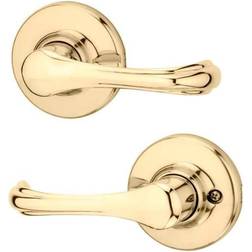 Kwikset Polished Brass Hall/Closet Dorian Passage Lever