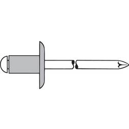 Blindniet Alu Grosskopf K12 4x8mm GESIPA